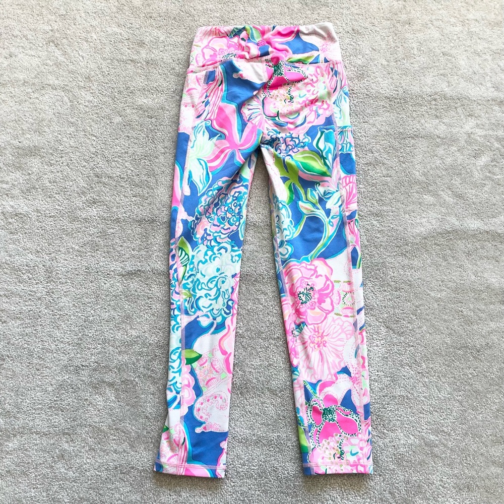 LILLY PULITZER Luxletic Weekender Midi Legging Size XXS Preppy UPF Workout - Picture 2 of 9